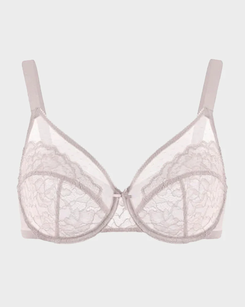 Full Coverage Lace Minimizer Bra - Petal - Image 20
