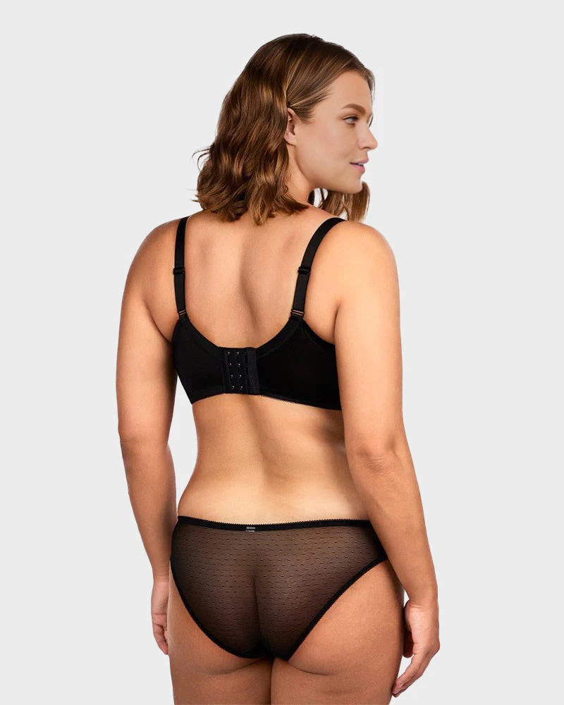 Full Coverage Lace Minimizer Bra - Petal - Image 3