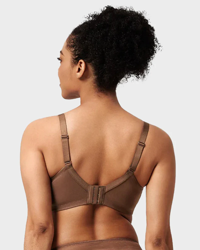 Full Coverage Lace Minimizer Bra - Petal - Image 8