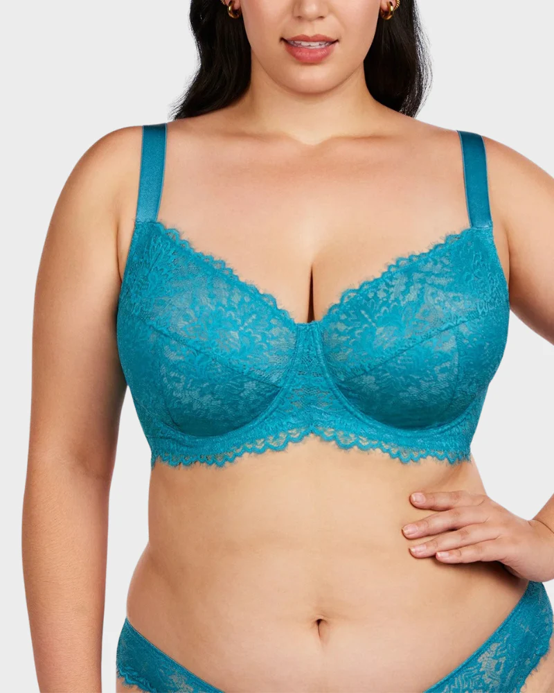 Ultra-Light Lace Underwire Push-Up Bra - Image 12