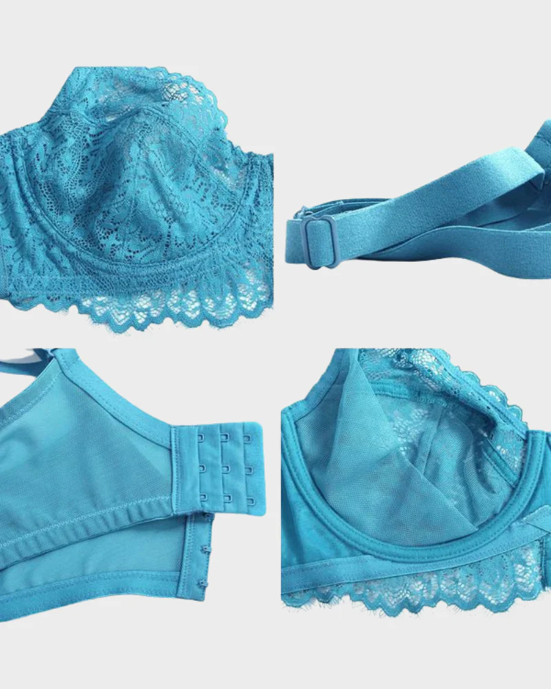 Ultra-Light Lace Underwire Push-Up Bra - Image 18