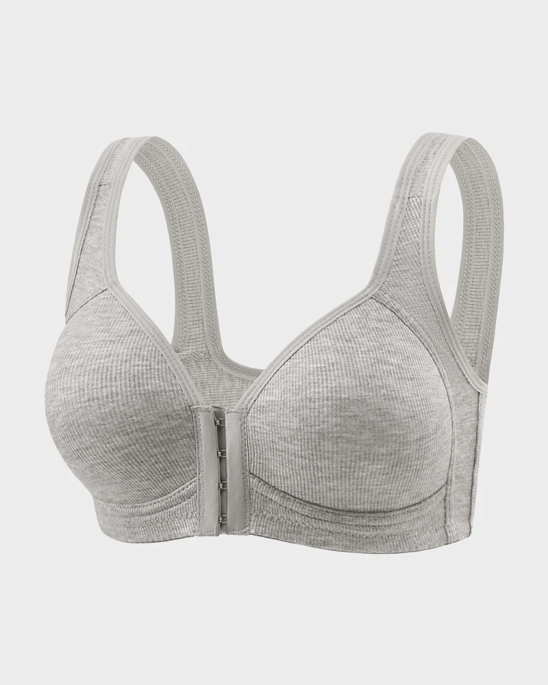 Easy-On Front Closure Wireless Support Bra - Image 9