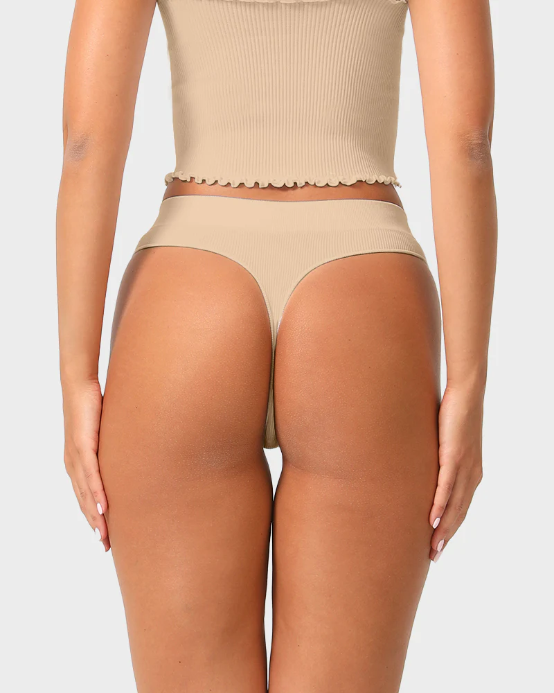 Everyday Comfort Seamless Low-Rise Thong (3 Pack) - Image 7