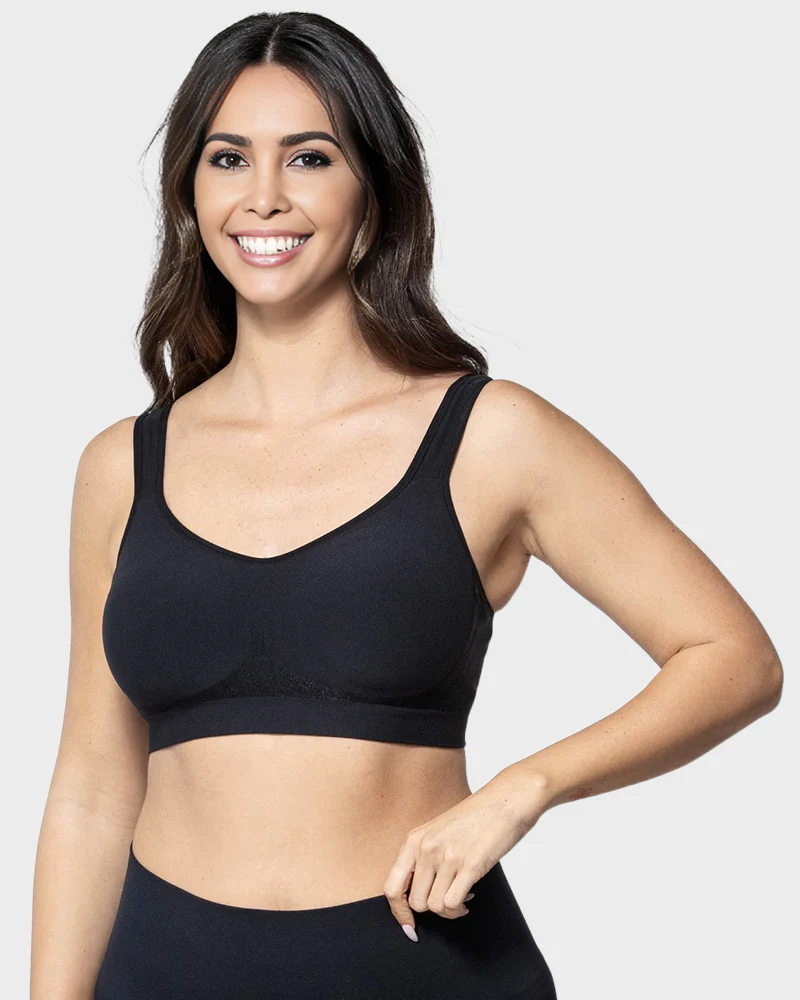 Wire-Free Stretch Support Tank Bra - Image 5