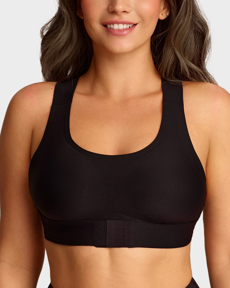 Front Closure Cross-Back Wireless Posture Bra - Image 20