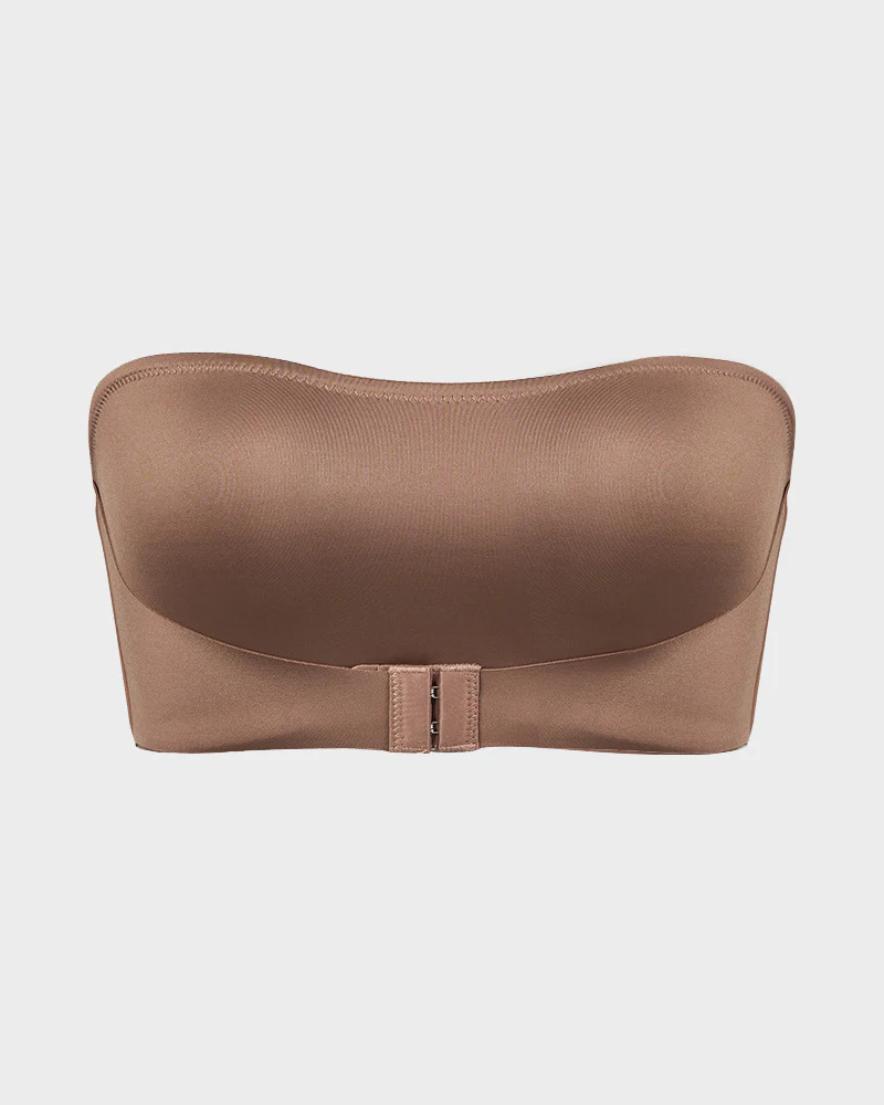 Front Closure Wireless Seamless Bandeau Bra - Image 9