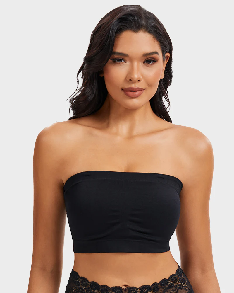 Full-Coverage Seamless Bandeau Bra - Image 10