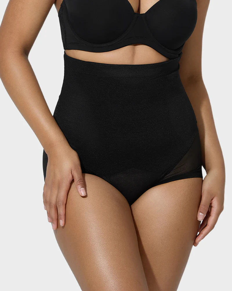 Sculpting Mesh High Waist Shaper Panty - Image 4