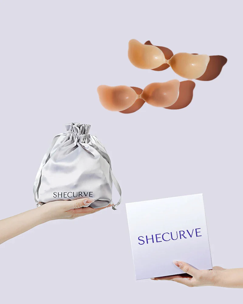 Invisible Lift Sticky Cleavage Bra (2 Pairs) - Image 9
