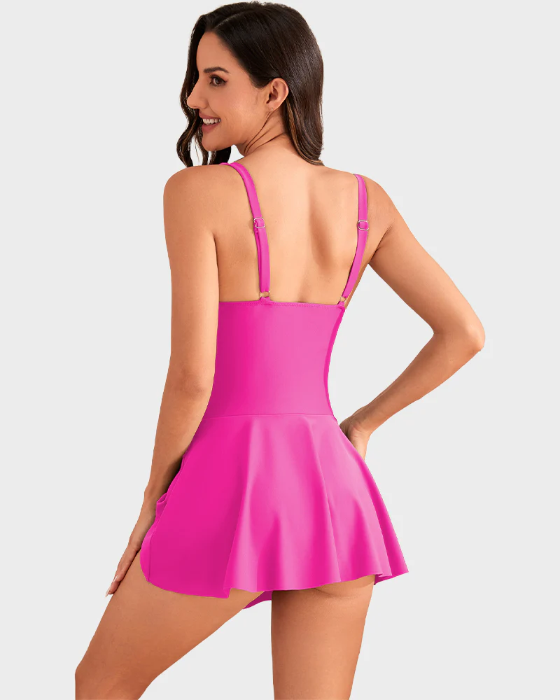 One Piece Tummy Control Tie Knot Swimsuits - Image 13