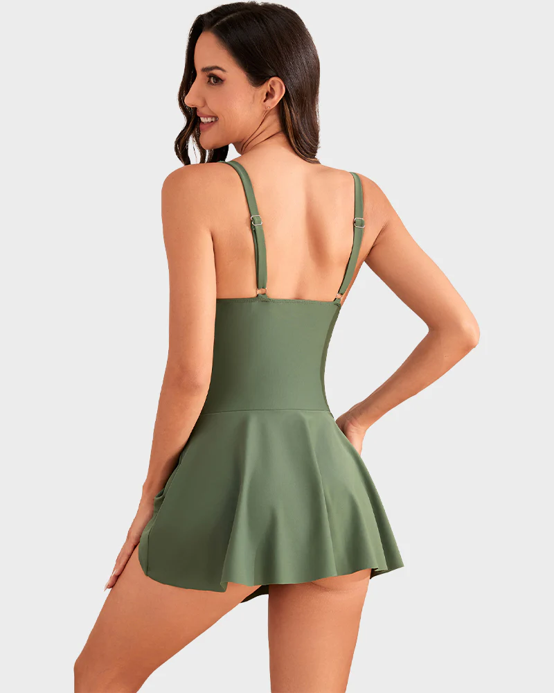 One Piece Tummy Control Tie Knot Swimsuits - Image 16