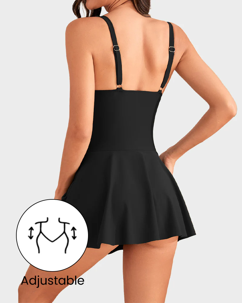 One Piece Tummy Control Tie Knot Swimsuits - Image 21