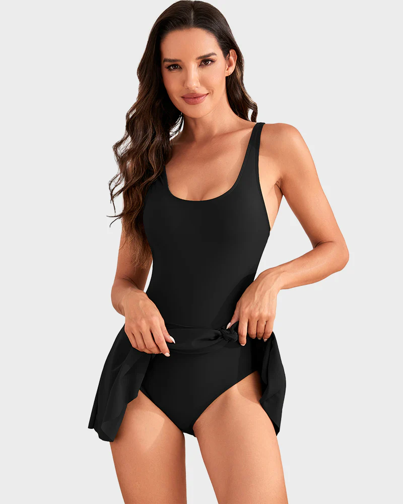 One Piece Tummy Control Tie Knot Swimsuits - Image 9