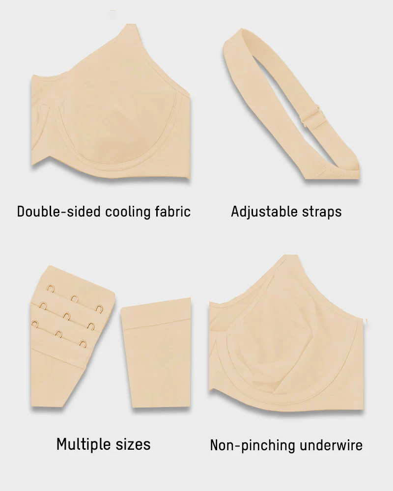 Plus Size Cooling Full Coverage Minimizer Bra - Image 23