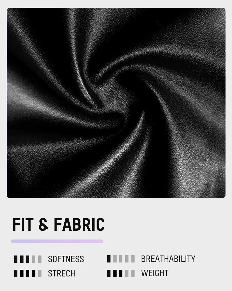 Plus Size High-Waist Fleece Lined Faux Leather Leggings - Image 12