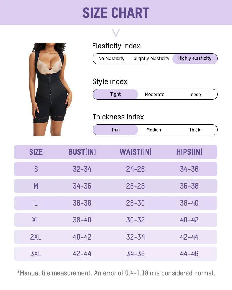 PowerMesh Double-Layer Open Bust Full Body Shaper - Image 18