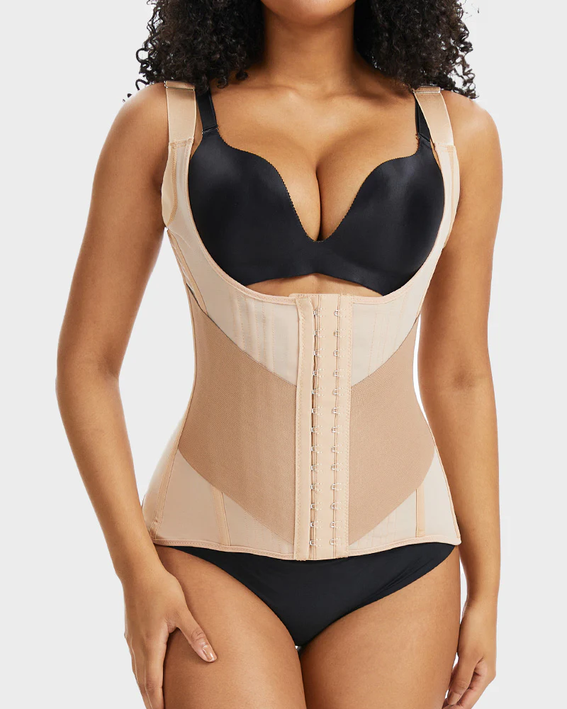 PowerMesh Double-Layer Waist Trainer Shapewear - Image 11
