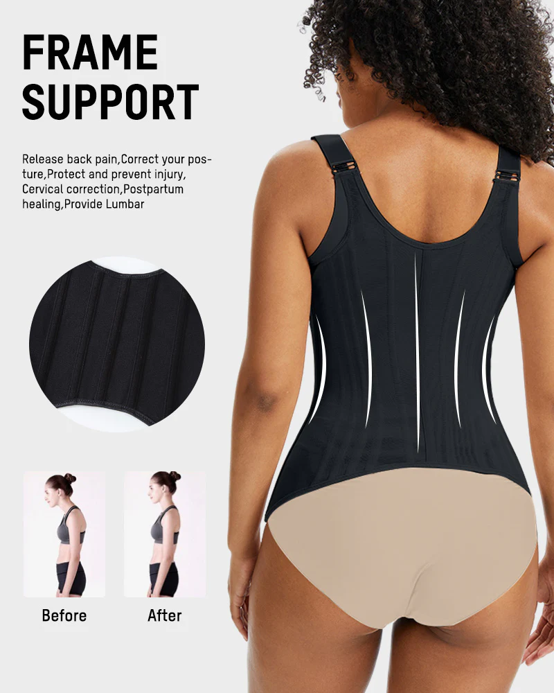 PowerMesh Double-Layer Waist Trainer Shapewear - Image 16