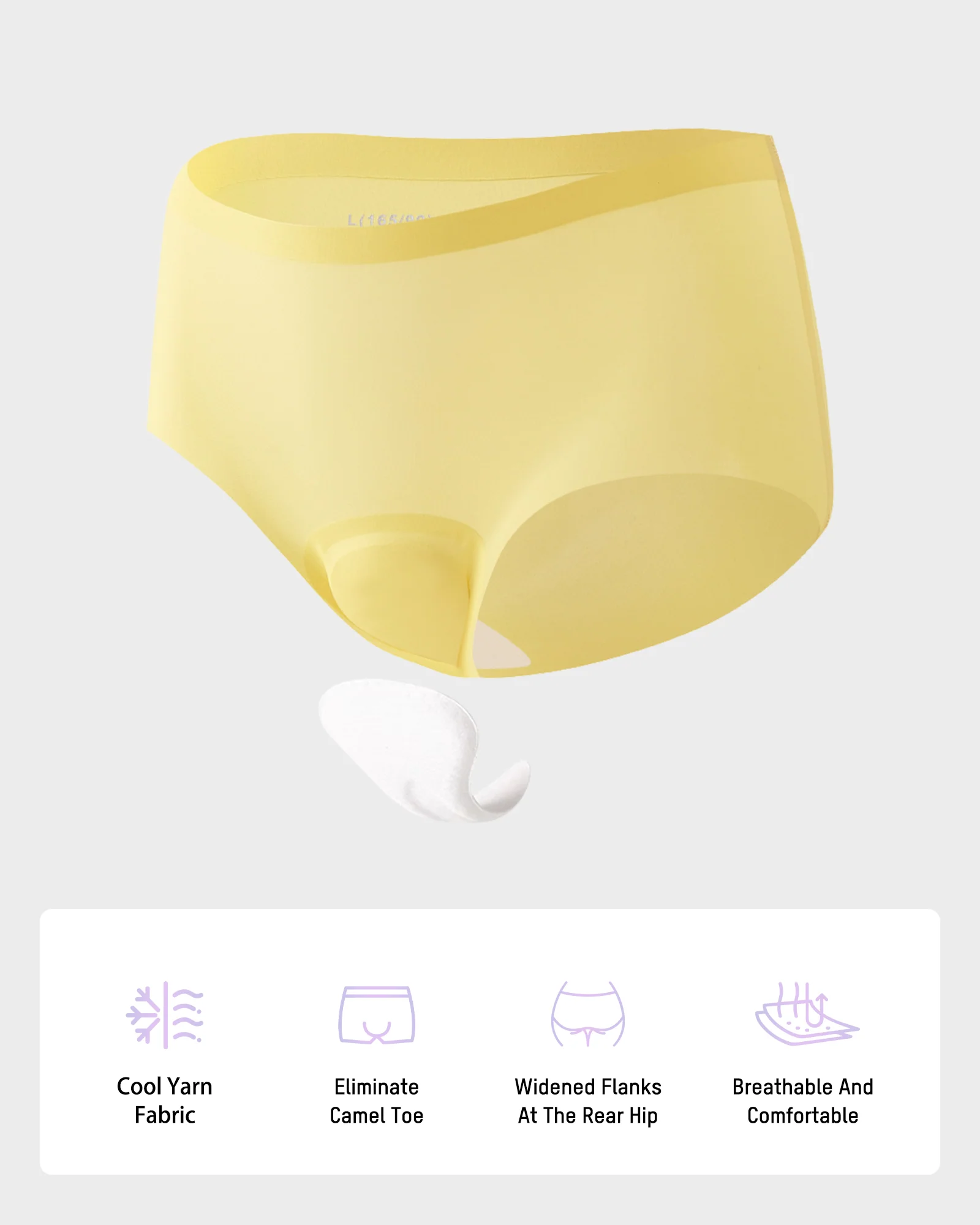 Seamless Anti-Camel Toe Yoga Panties (5 Pack) - Image 7