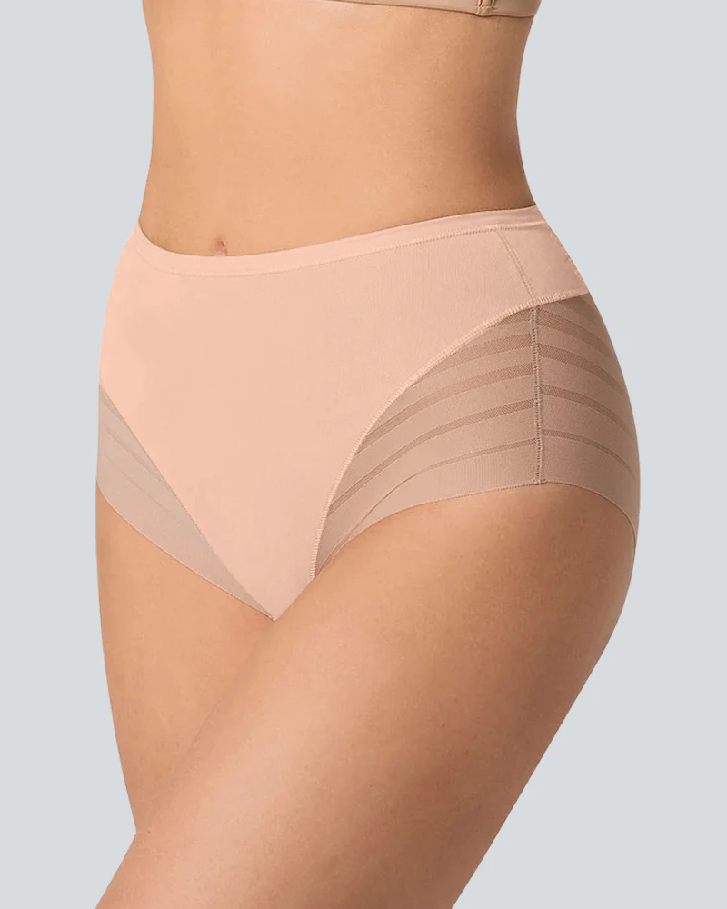 Seamless Breathable Lace Mid-Rise Panties - Image 6