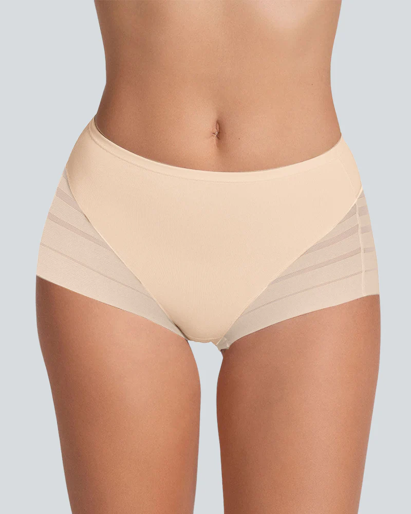 Seamless Breathable Lace Mid-Rise Panties - Image 9