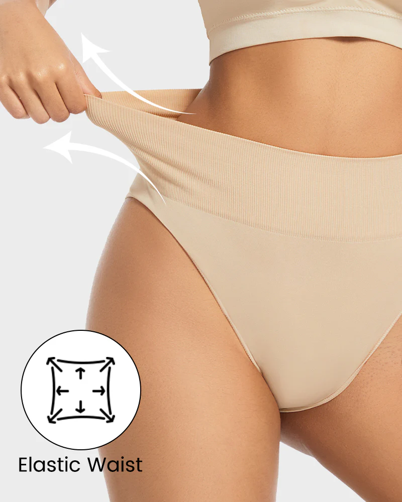 Seamless High Waist Tummy Control Brief Panty (3 Pack) - Image 11