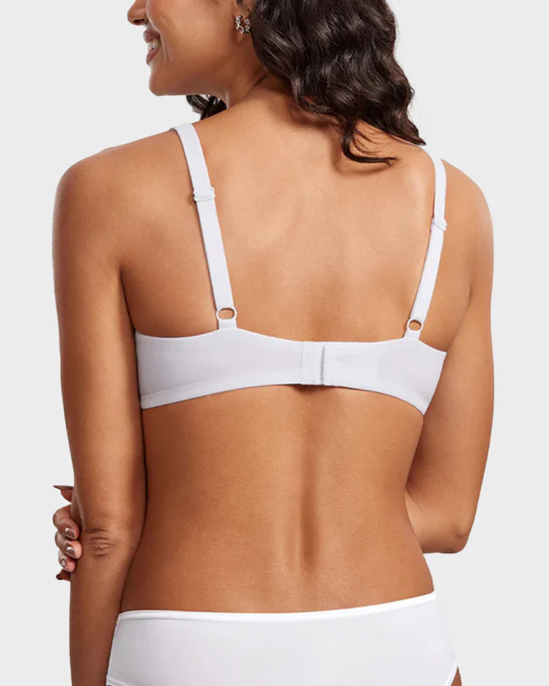 Seamless Unlined Underwire Balconette Bra - Image 9