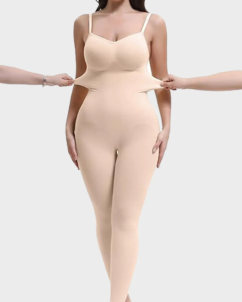 Seamless Waist-Cinching Shapewear Bodysuit - Image 6