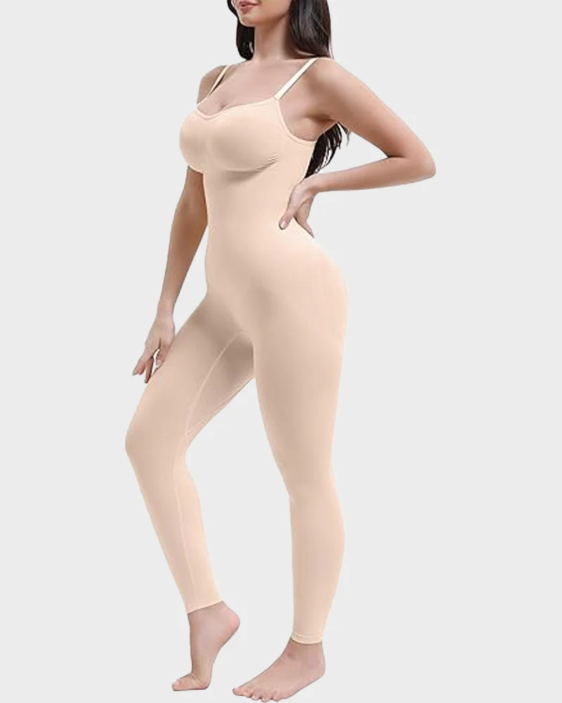 Seamless Waist-Cinching Shapewear Bodysuit - Image 7