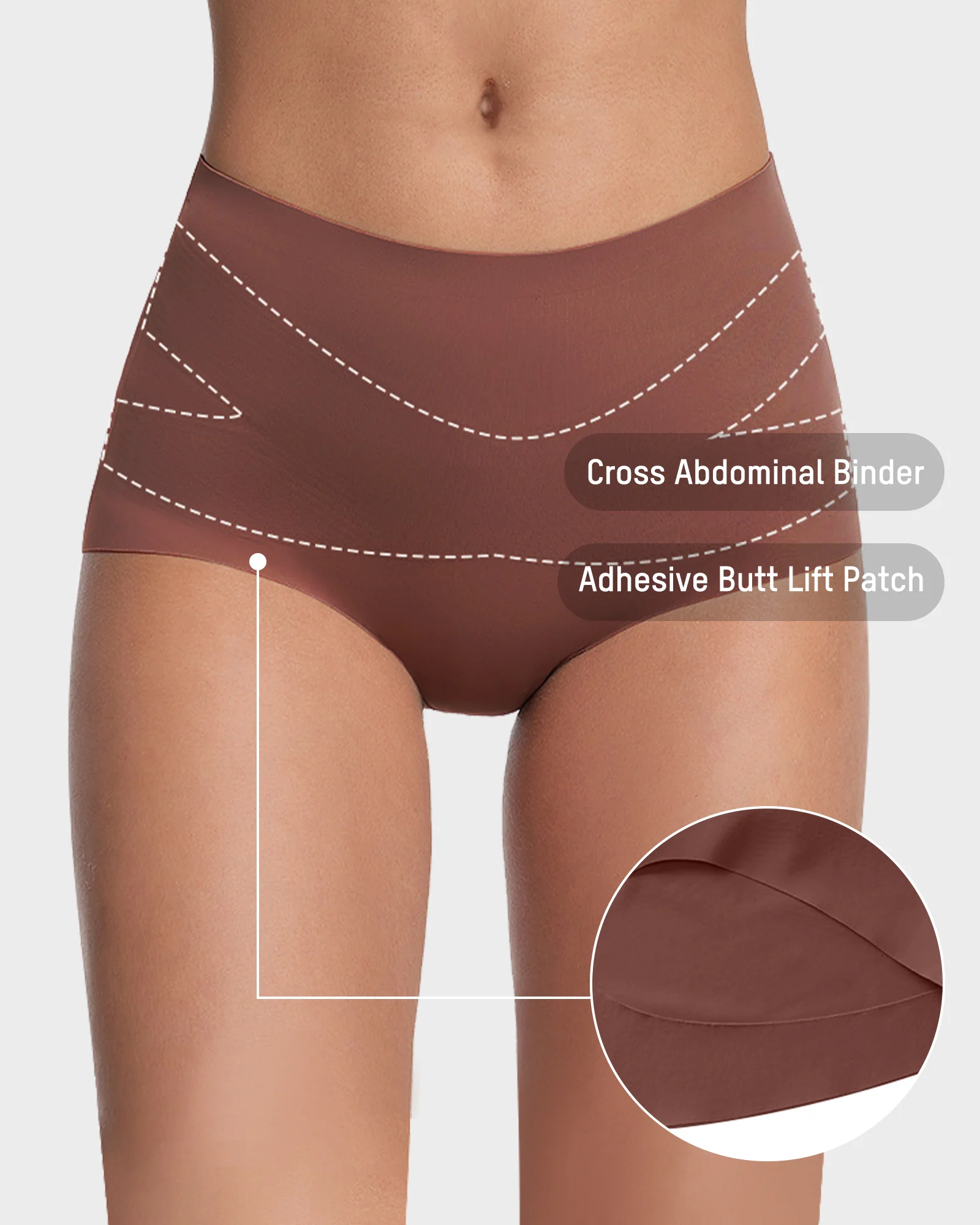 Seamless X-Shaping High-Waist Panties (6 Pack) - Image 6