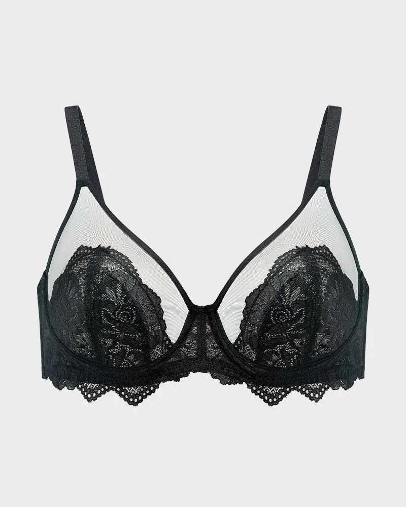 Full Coverage Lace Minimizer Bra - Image 19