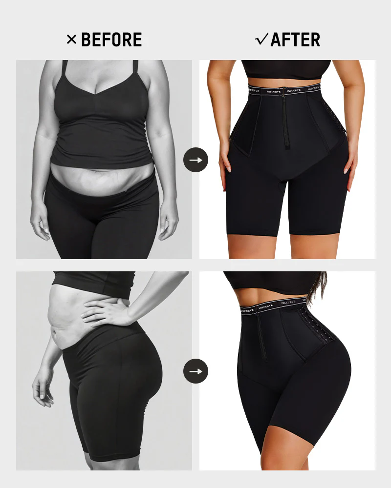 Side-Hook Slimming & Butt-Lifting Shaping Shorts - Image 12