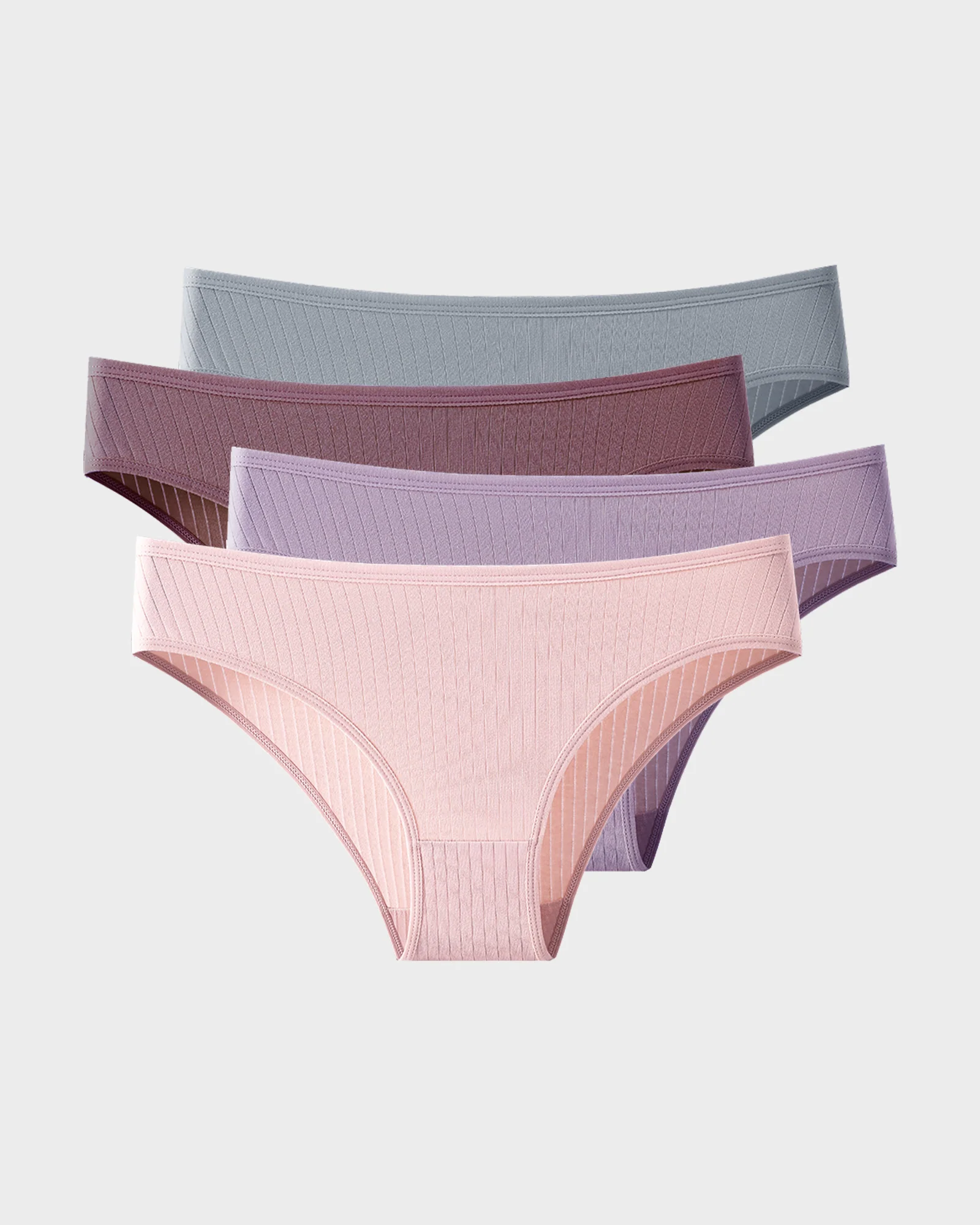 Soft & Breathable Low-Waist Cotton Briefs (4 Pack) - Image 10