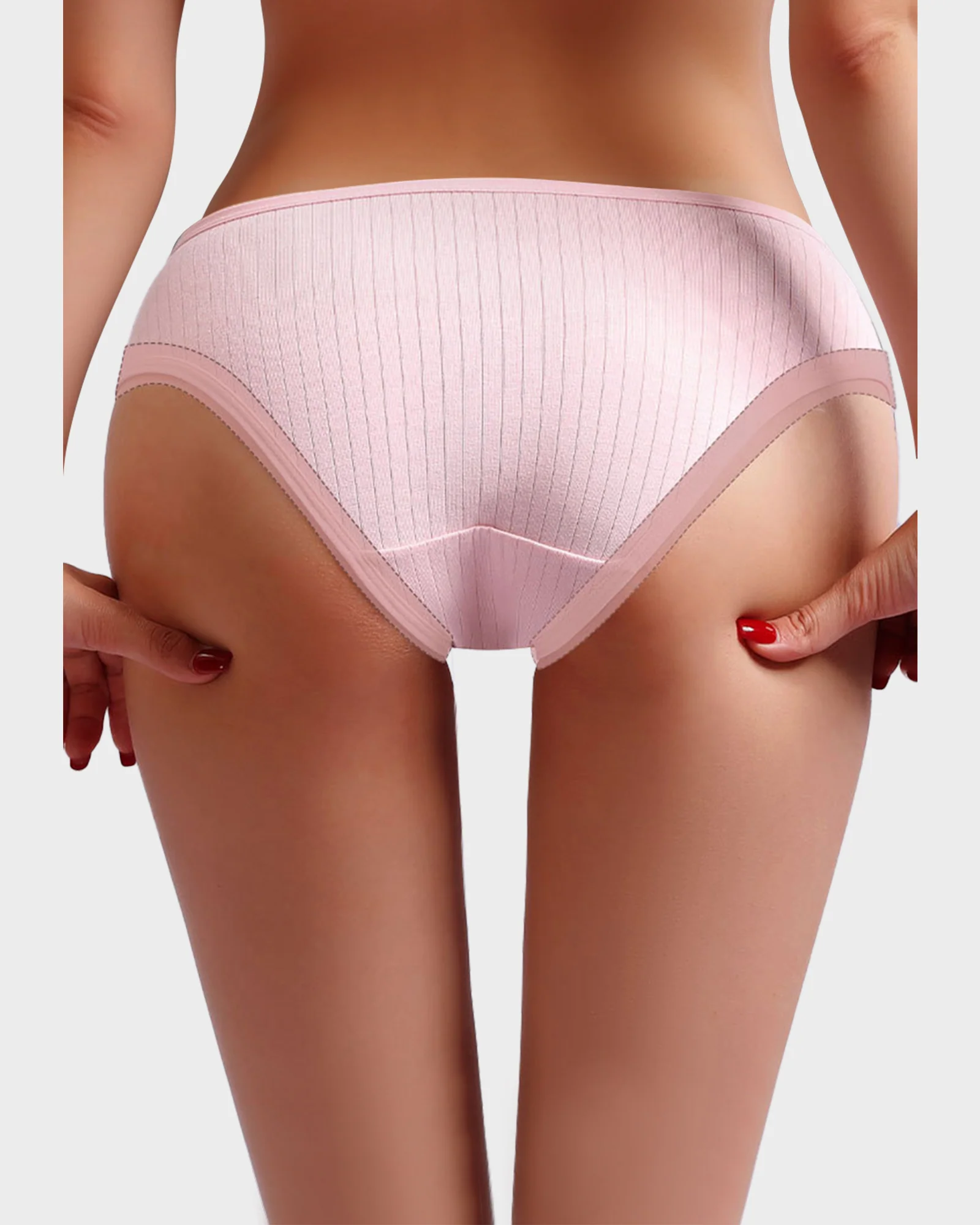Soft & Breathable Low-Waist Cotton Briefs (4 Pack) - Image 4