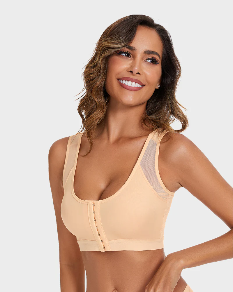 Soft X-shaped Back Posture Bra - Image 9