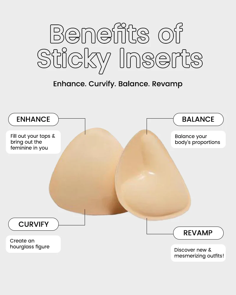 Instant Boost Breast Lift Sticky Insert Pads(2 Pairs) - Image 6
