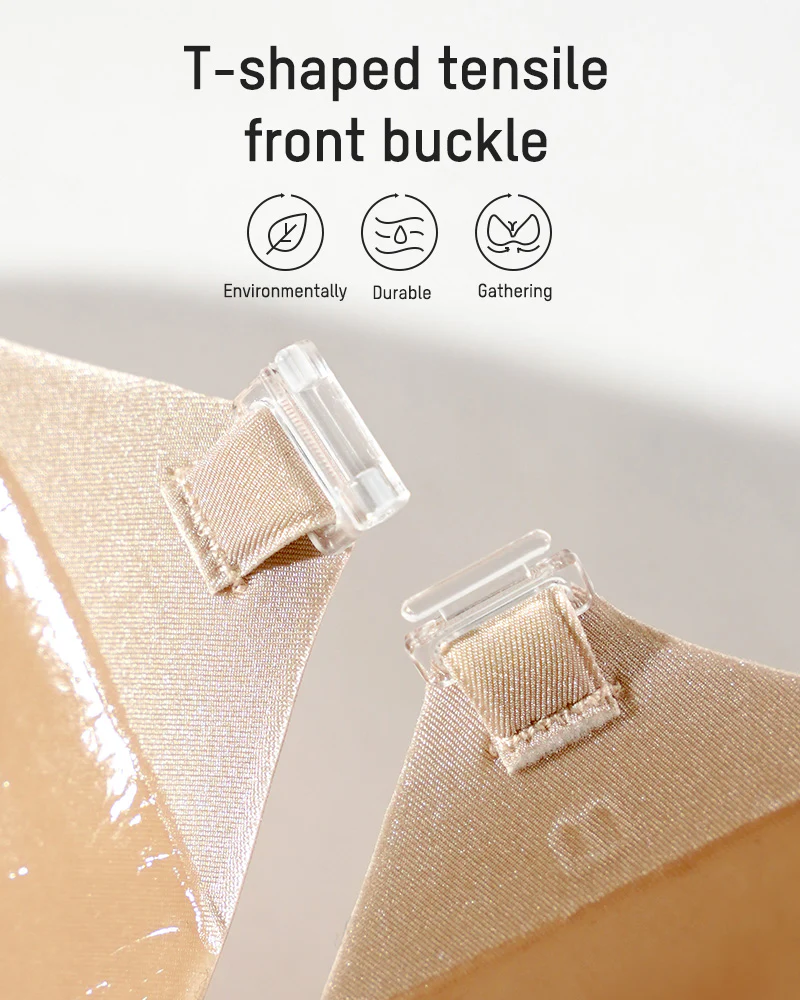 Front Closure Adhesive Invisible Push-Up Bra(2 Pairs) - Image 13