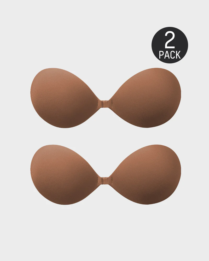 Front Closure Adhesive Invisible Push-Up Bra(2 Pairs) - Image 16