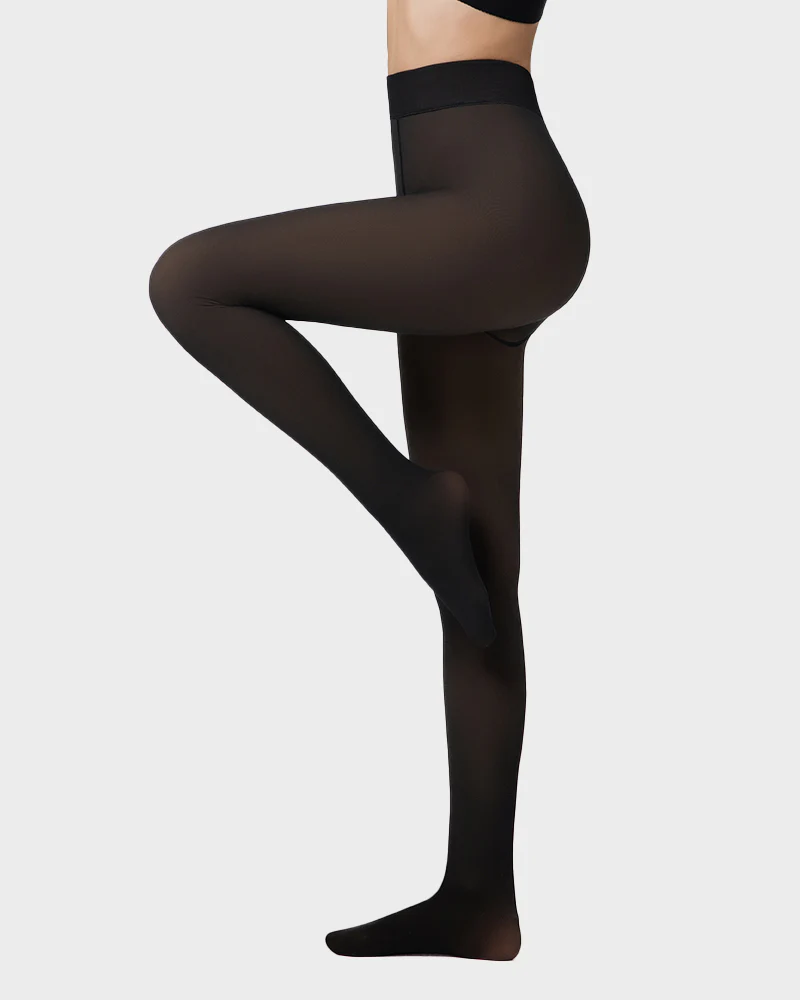 Translucent Fleece Lined Tights - Image 34