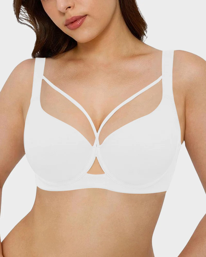 Underwire Round-Shaping Push Up Minimizer Sexy Bra - Image 8