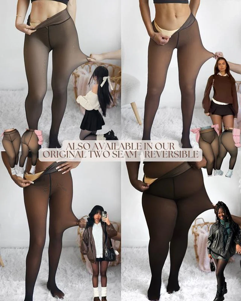 Viral One-Seam Shaping Fleece Leggings - Image 6