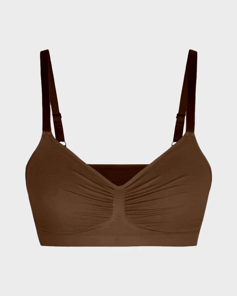 Women's Full Coverage Non-Padded Wireless Sculpt Bra - Image 8