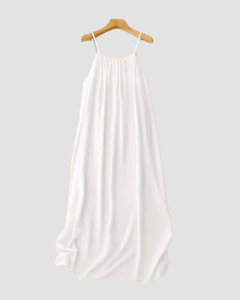 Women's Solid Color Backless Cami Dress - Image 17