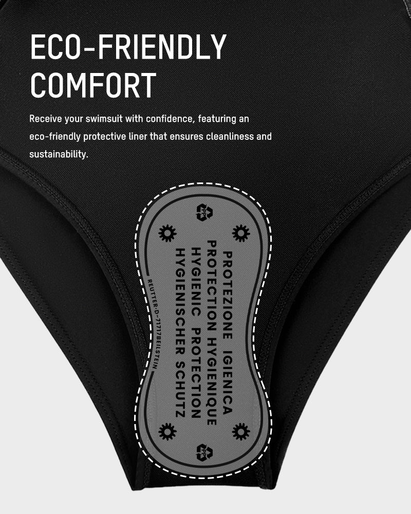 Women's Tummy Control Slim Fit Plus Size One Piece Swimsuit - Image 39