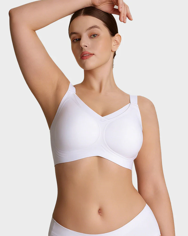 Womens Wireless Bras V Mesh Comfortable Bralette Supportive - Image 13