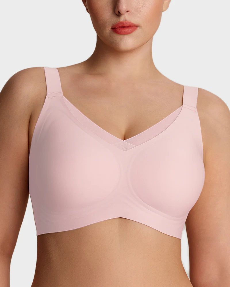 Womens Wireless Bras V Mesh Comfortable Bralette Supportive - Image 29